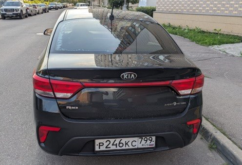 Аренда kia rio эконом класса 2018 года в городе Москва Волгоградский проспект от 2300 руб./сутки, передний привод, двигатель: бензин, объем 1.6 литров, ОСАГО (Впишу в полис), без водителя, недорого, вид 2 - RentRide