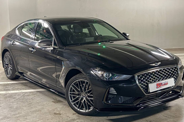 Прокат авто genesis g70 бизнес класса 2019 года в городе Москва Нагорная от 4990 руб./сутки, полный привод, двигатель: бензин, объем 2 литра, ОСАГО (Впишу в полис), без водителя, недорого - RentRide