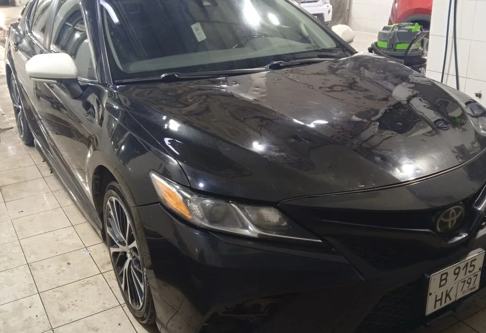 Аренда toyota camry эконом класса 2019 года в городе Москва Новые Черемушки от 2900 руб./сутки, передний привод, двигатель: бензин, объем 2.5 литров, ОСАГО (Впишу в полис), без водителя, недорого, вид 7 - RentRide