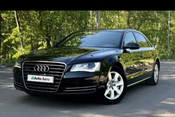 Прокат авто audi a8 бизнес класса 2013 года в городе Балашиха от 5560 руб./сутки, полный привод, двигатель: бензин, объем 3 литра, ОСАГО (Впишу в полис), без водителя, недорого - RentRide
