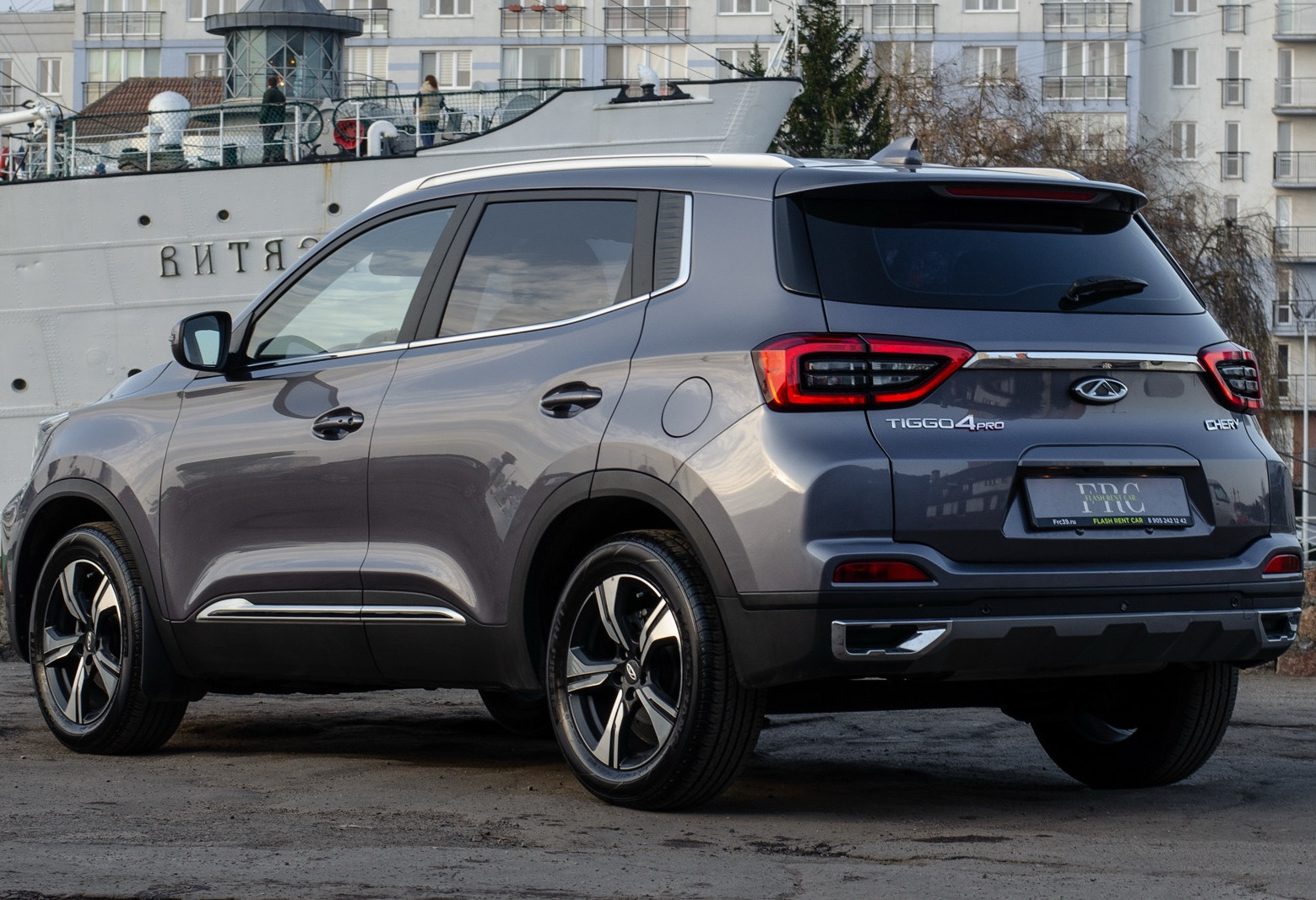 Аренда chery tiggo-4 комфорт класса 2023 года в городе Москва от 3592 руб./сутки, передний привод, двигатель: бензин, объем 1.5 литров, каско (Впишу в полис), ОСАГО (Мультидрайв), без водителя, недорого, вид 3 - RentRide