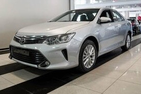 Прокат авто toyota camry стандарт класса 2016 года в городе Москва Пыхтино от 3600 руб./сутки, передний привод, двигатель: бензин, объем 2.5 литров, ОСАГО (Впишу в полис), без водителя, недорого - RentRide