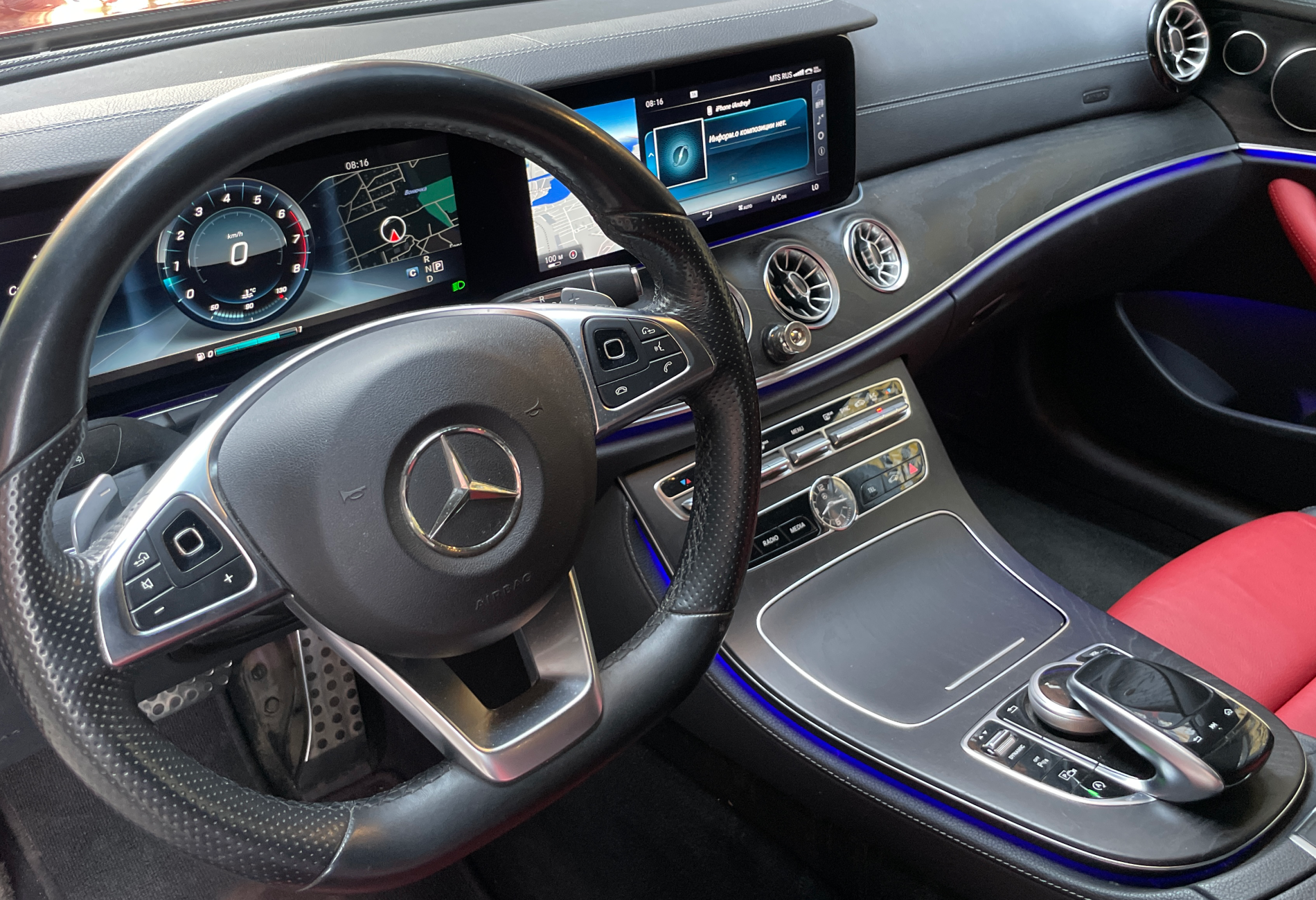 Аренда mercedes-benz e-klass бизнес класса 2017 года в городе Москва Водный стадион от 8792 руб./сутки, задний привод, двигатель: бензин, ОСАГО (Впишу в полис), без водителя, недорого, вид 11 - RentRide
