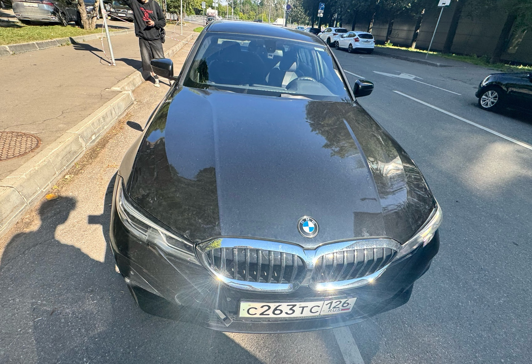 Аренда bmw 3-serii бизнес класса 2021 года в городе Москва Нагорная от 7992 руб./сутки, полный привод, двигатель: бензин, объем 2 литра, ОСАГО (Впишу в полис), без водителя, недорого, вид 3 - RentRide