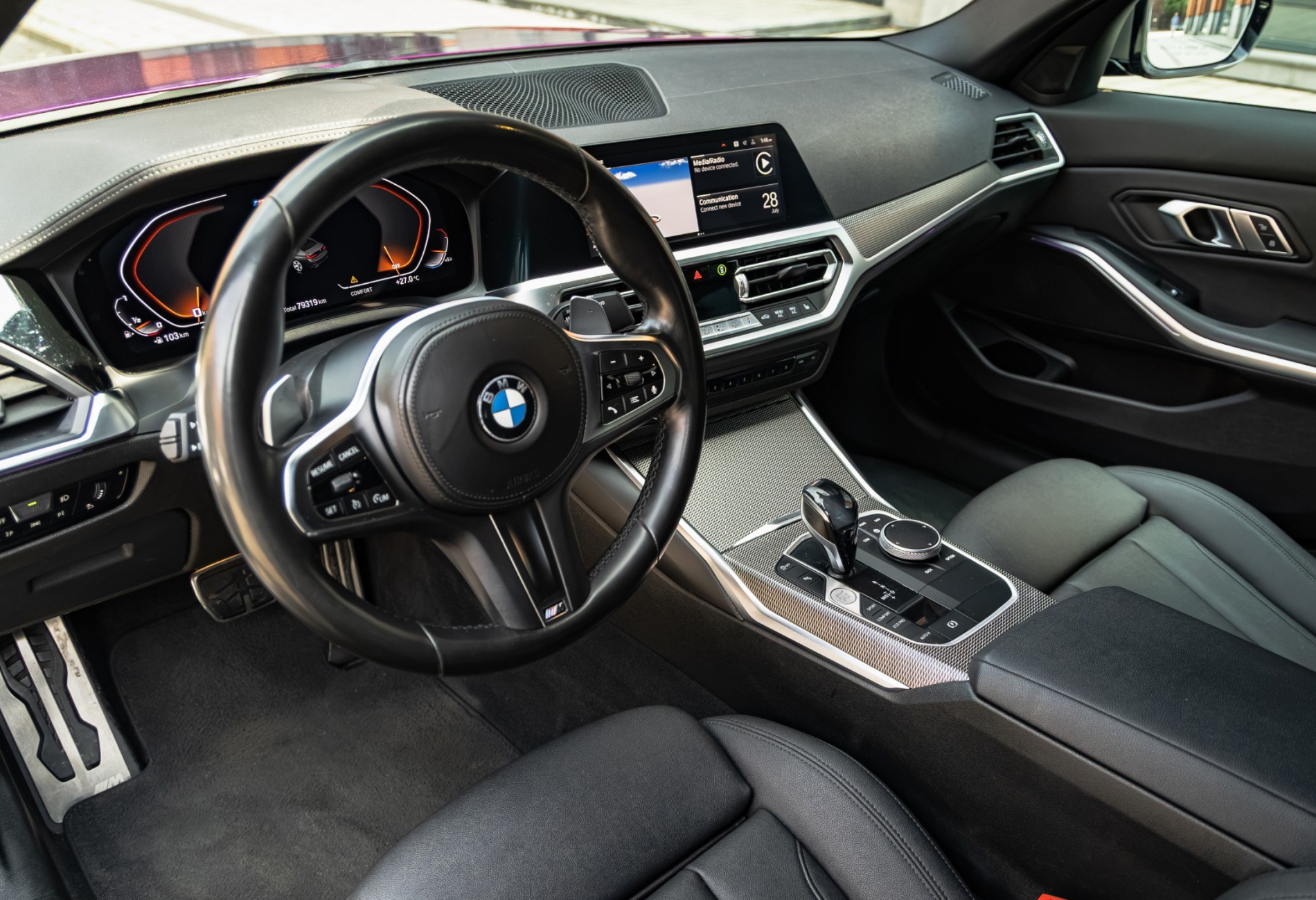 Аренда bmw 340 премиум класса 2021 года в городе Москва Лермонтовский проспект от 11900 руб./сутки, задний привод, двигатель: бензин, объем 3 литра, ОСАГО (Мультидрайв), без водителя, недорого, вид 6 - RentRide