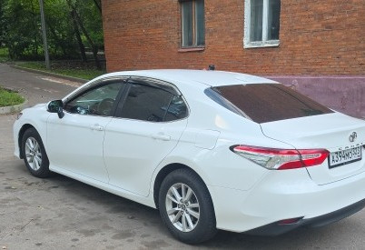 Аренда toyota camry комфорт класса 2019 года в городе Москва Нагорная от 4720 руб./сутки, передний привод, двигатель: бензин, объем 2 литра, ОСАГО (Впишу в полис), без водителя, недорого, вид 3 - RentRide