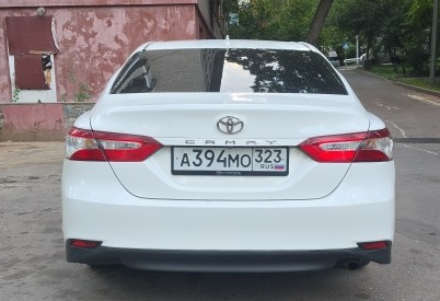 Аренда toyota camry комфорт класса 2019 года в городе Москва Нагорная от 4720 руб./сутки, передний привод, двигатель: бензин, объем 2 литра, ОСАГО (Впишу в полис), без водителя, недорого, вид 7 - RentRide