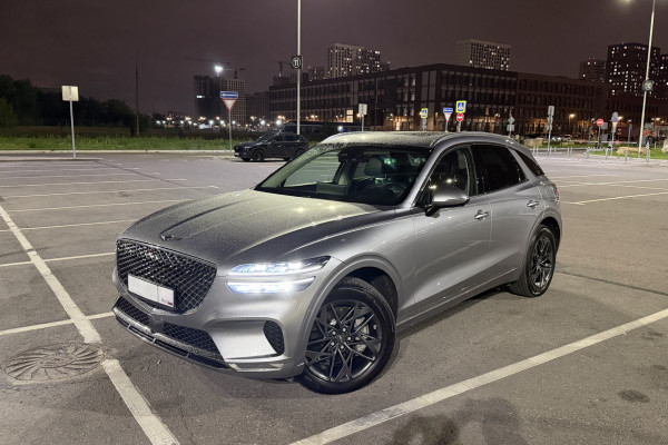 Прокат авто genesis gv70 бизнес класса 2023 года в городе Москва Котельники от 10400 руб./сутки, полный привод, двигатель: бензин, объем 2.5 литров, ОСАГО (Впишу в полис), без водителя, недорого - RentRide