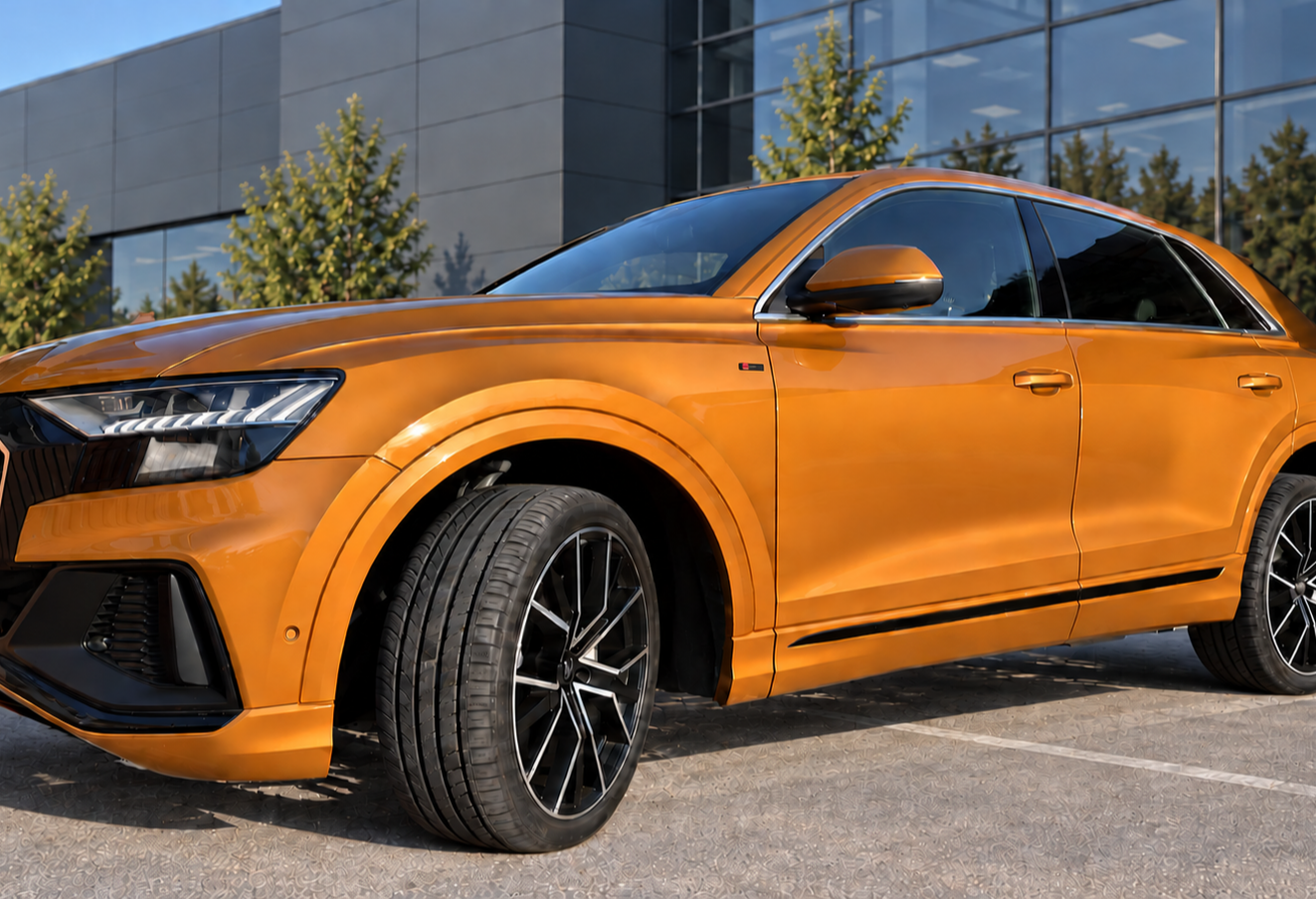 Аренда audi q8 премиум класса 2019 года в городе Москва Жулебино от 13600 руб./сутки, полный привод, двигатель: дизель, объем 3 литра, ОСАГО (Впишу в полис), без водителя, недорого - RentRide