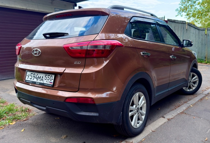 Аренда hyundai creta эконом класса 2018 года в городе Москва от 2800 руб./сутки, передний привод, двигатель: бензин, объем 2 литра, каско (Впишу в полис), ОСАГО (Впишу в полис), без водителя, недорого, вид 5 - RentRide