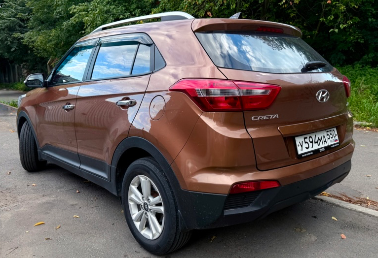 Аренда hyundai creta эконом класса 2018 года в городе Москва от 2800 руб./сутки, передний привод, двигатель: бензин, объем 2 литра, каско (Впишу в полис), ОСАГО (Впишу в полис), без водителя, недорого, вид 4 - RentRide