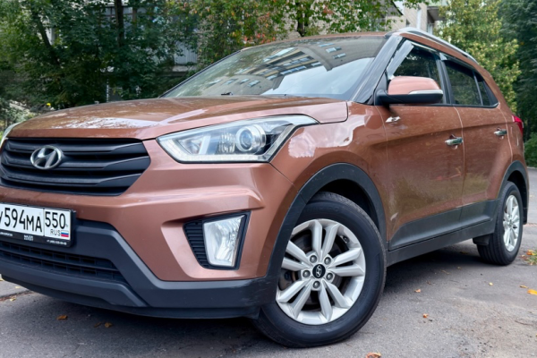 Прокат авто hyundai creta эконом класса 2018 года в городе Королев от 2800 руб./сутки, передний привод, двигатель: бензин, объем 2 литра, каско (Впишу в полис), ОСАГО (Впишу в полис), без водителя, недорого - RentRide