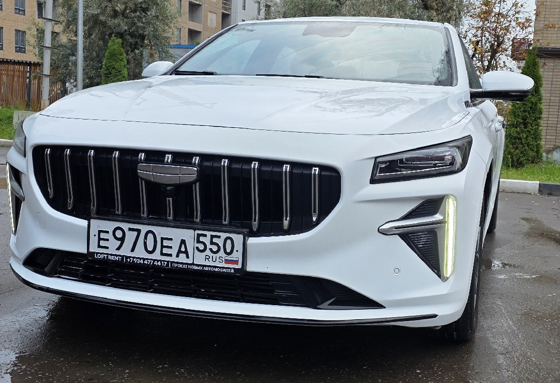 Аренда geely preface комфорт класса 2024 года в городе Москва от 4000 руб./сутки, задний привод, двигатель: бензин, объем 2 литра, ОСАГО (Мультидрайв), без водителя, недорого - RentRide