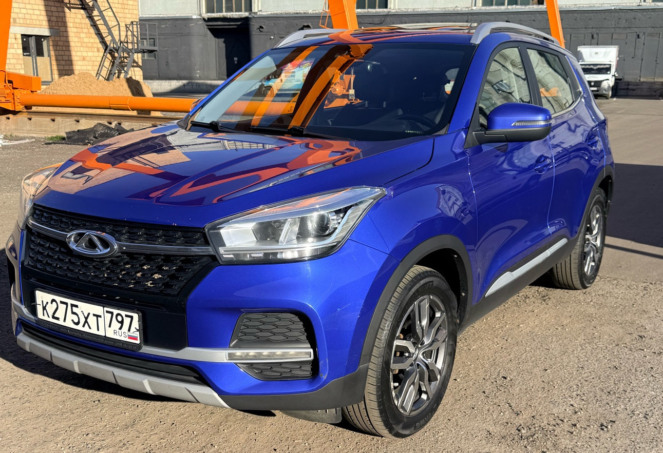 Аренда chery tiggo-4 2022 года в городе Москва Тульская от 2480 руб./сутки, передний привод, двигатель: бензин, объем 1.5 литров, каско (Мультидрайв), ОСАГО (Мультидрайв), без водителя, недорого, вид 2 - RentRide