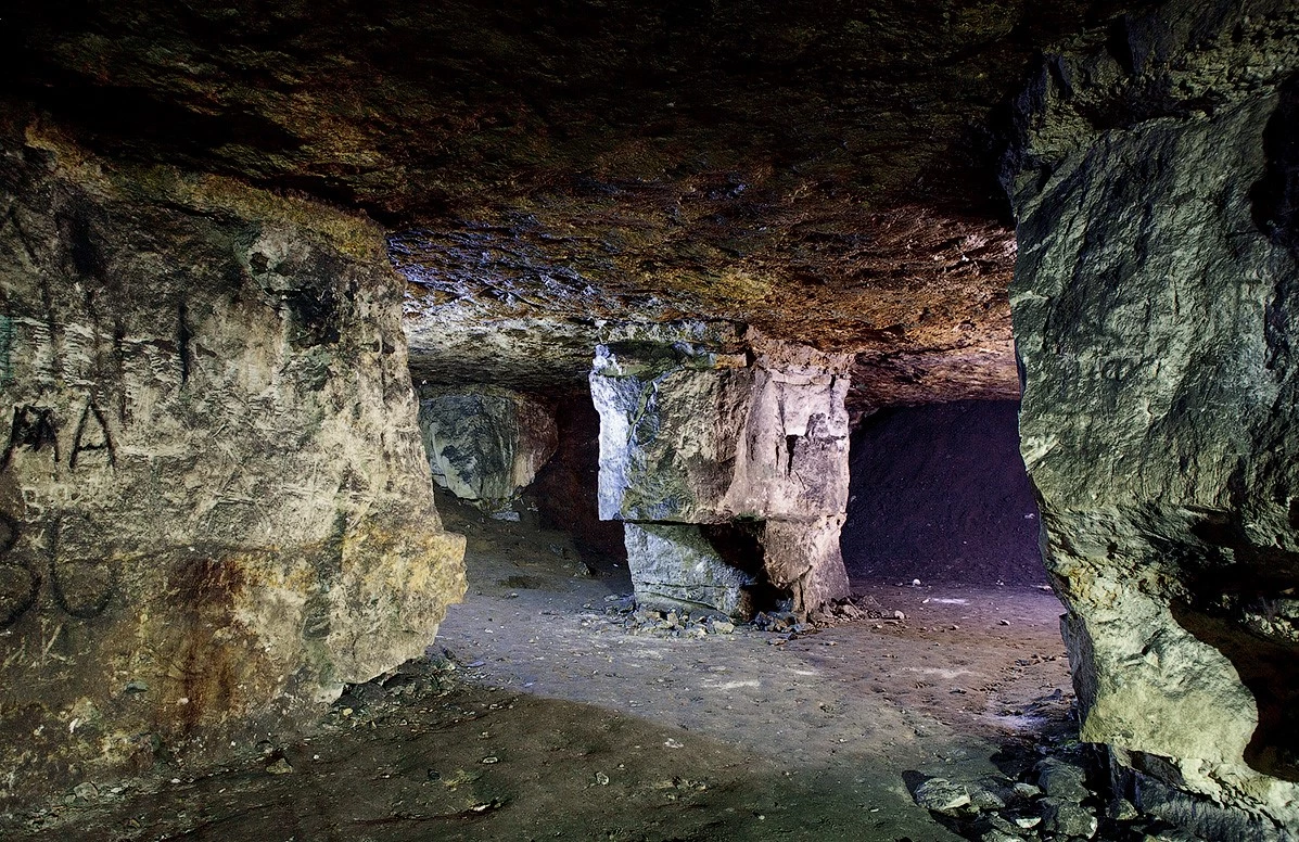 Сьяновские пещеры зимой