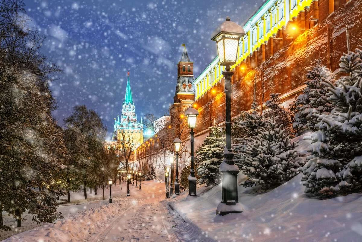 Москва в Новый год