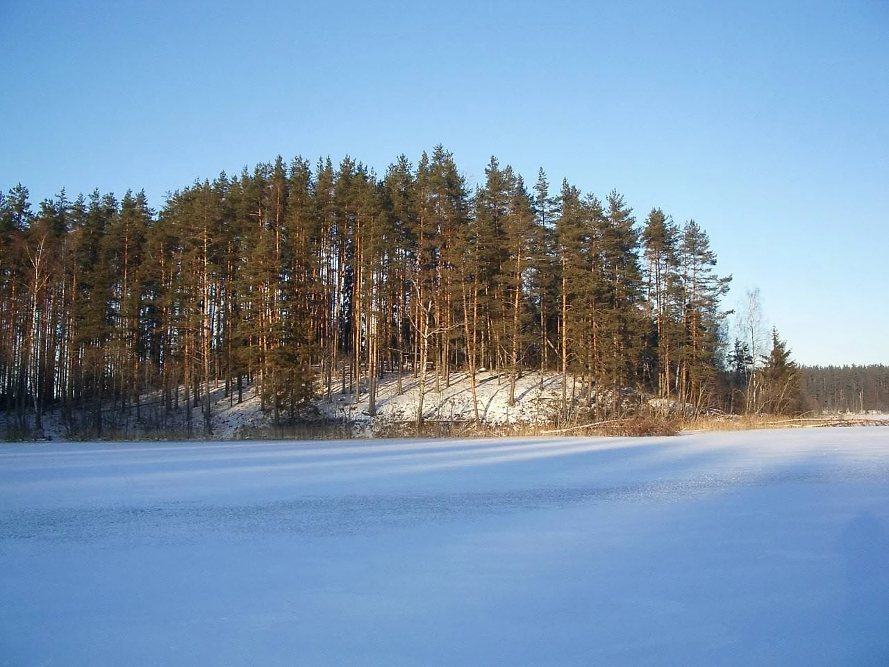 Озеро «Глубокое» зимой