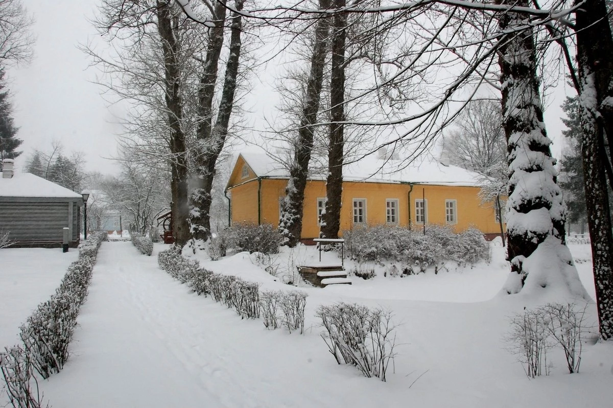 Музей-заповедник в Мелихово зимой