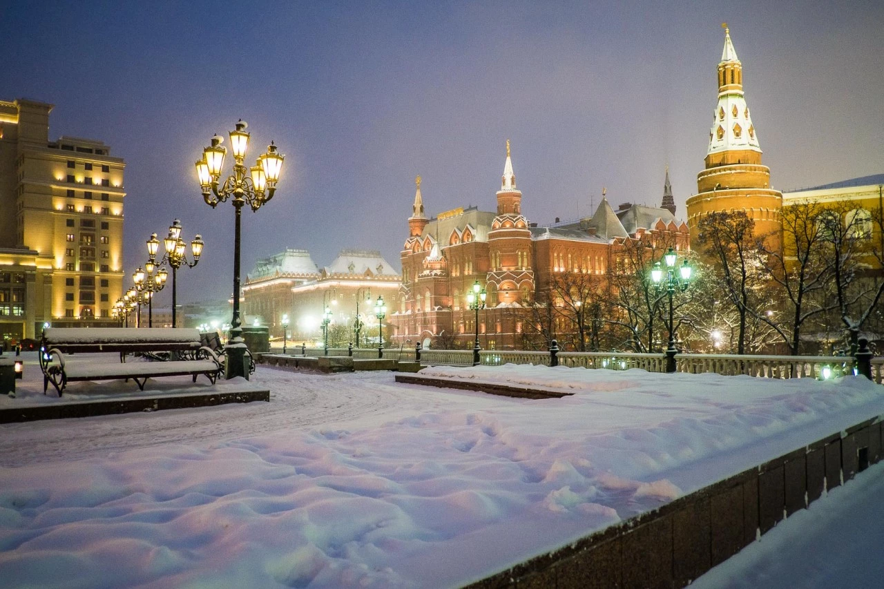 Москве зимой
